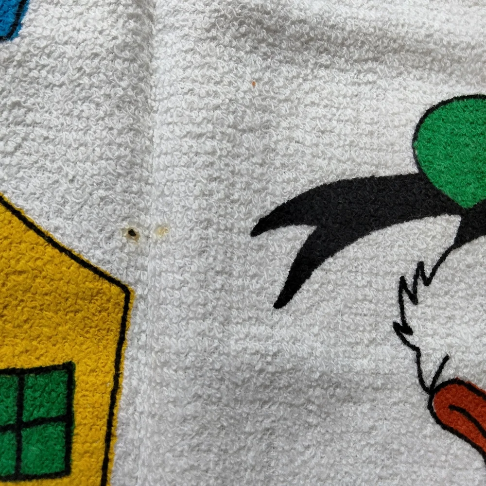 VTG 80's Walt Disney Donald Duck & Nephews Cotton Hand Towel 15.5